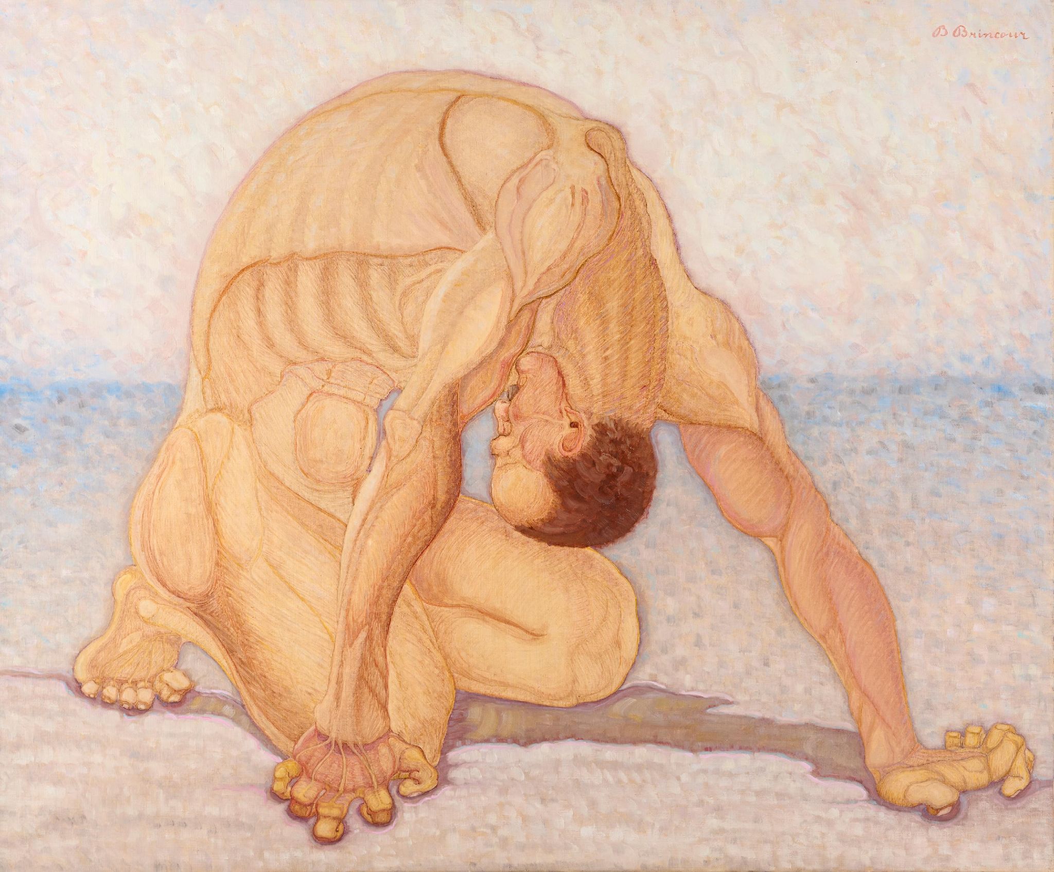 Untitled (Kneeling Man, Bent Forward I)